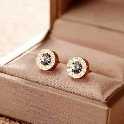 RAKOL Rhinestone Stud Earrings