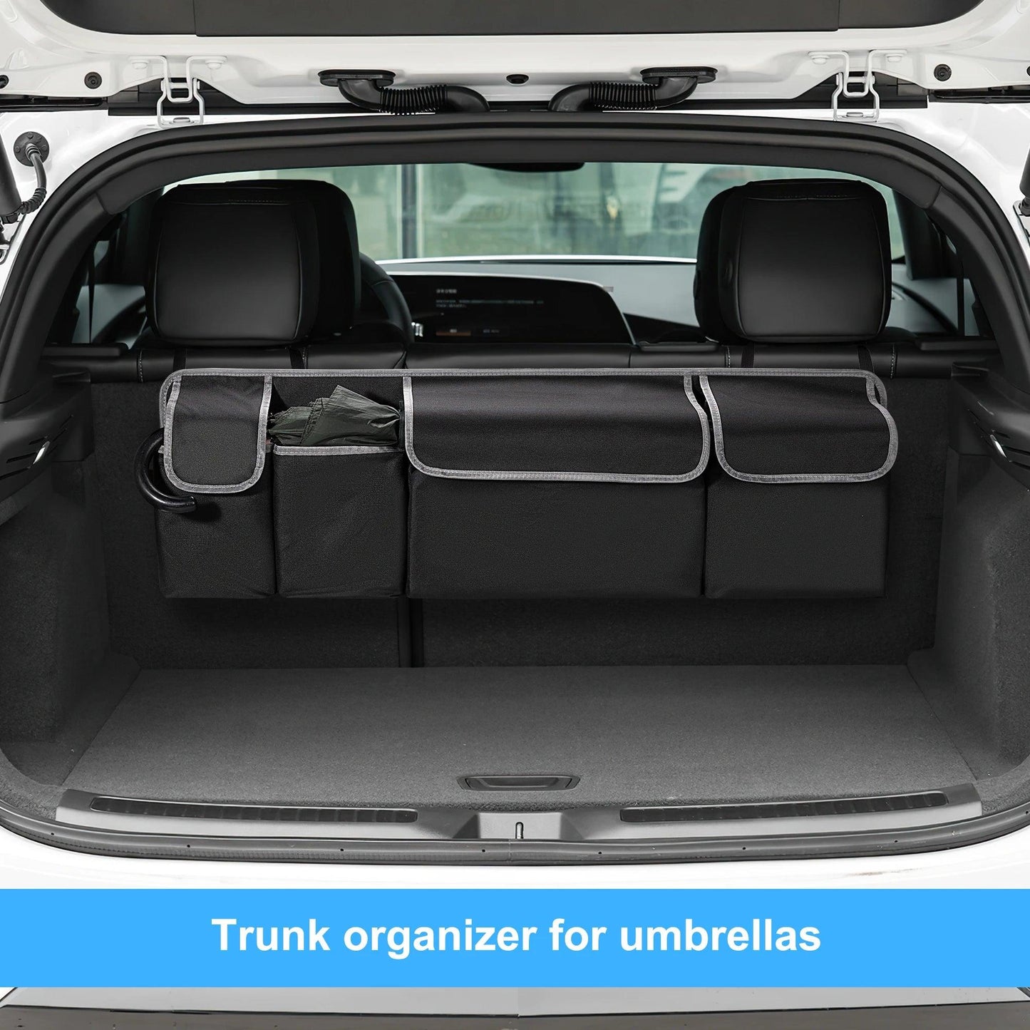 Car Trunk Organizer for SUV Backseat – Upgrade Hanging Storage Bags