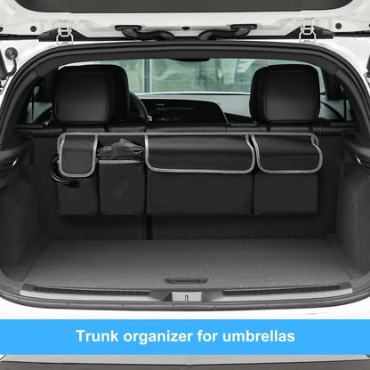 Car Trunk Organizer for SUV Backseat – Upgrade Hanging Storage Bags