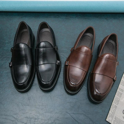 Men's Handmade Monk Dress Shoes