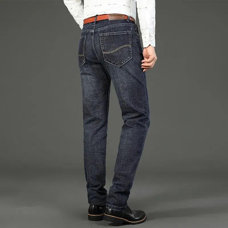 Wthinlee Men's Business Casual Stretch Jeans