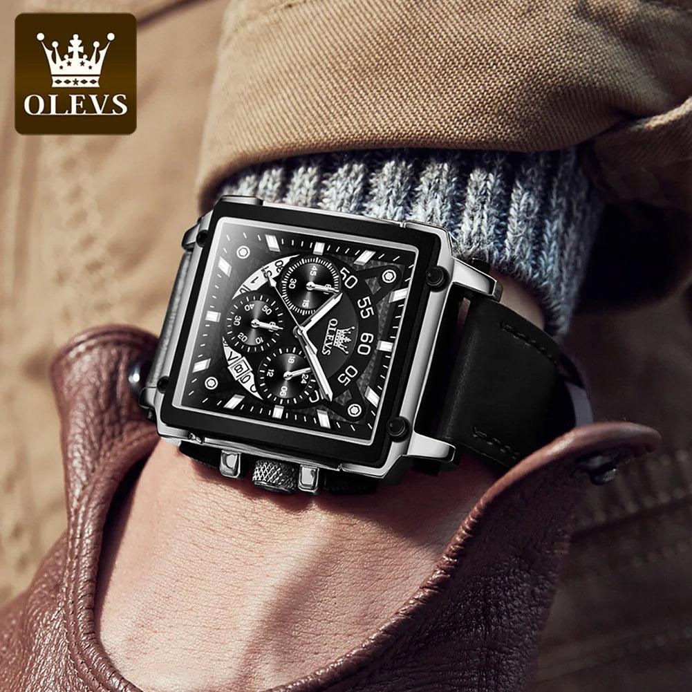 Luxury Waterproof Square Watch