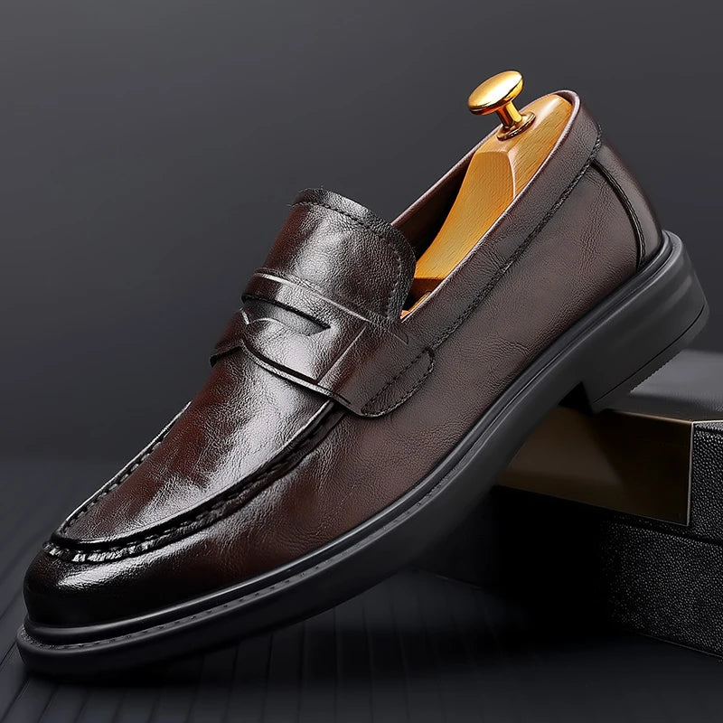 Genuine Leather Men's Moccasins