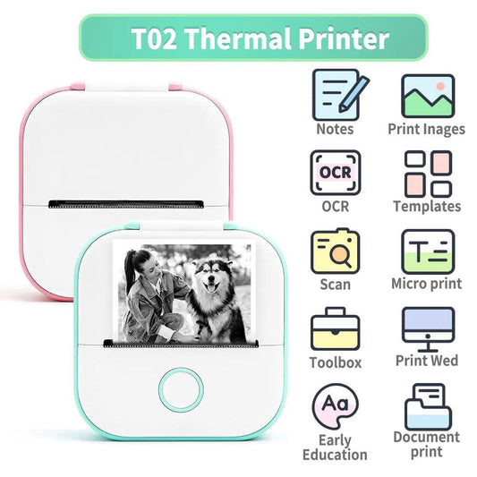 Mini Portable Sticker Printer