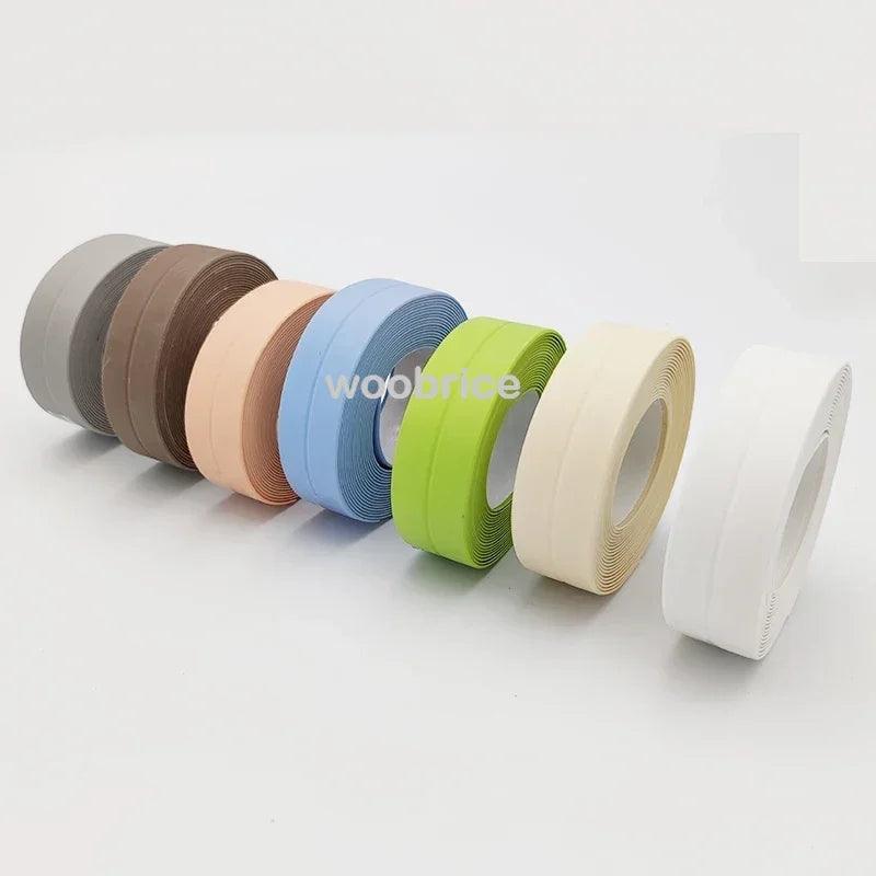 Waterproof PVC Sealing Tape – Self-Adhesive Mold-Proof Caulk for Bathroom & Kitchen