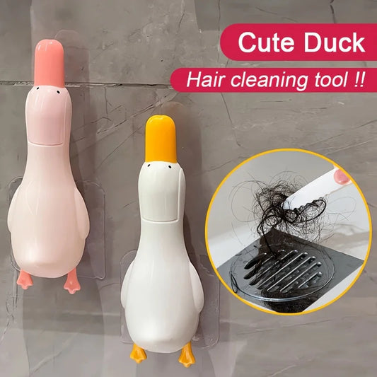 2-in-1 Cute Duck Shaped Double-head Design Cleaning Clip