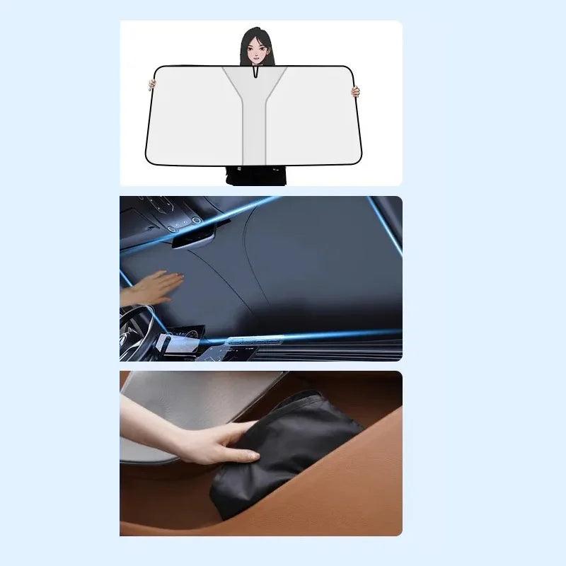 Car Front Window Sunshade – UV Protection Windshield Cover