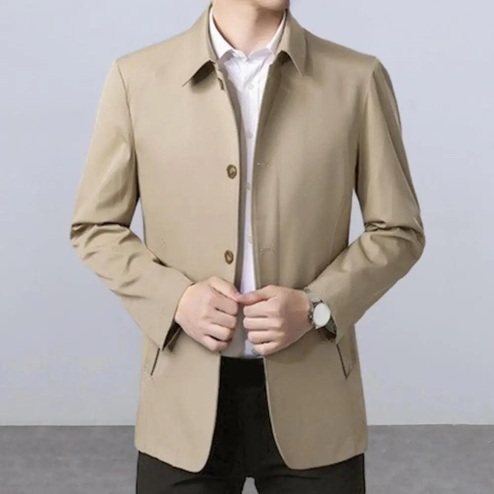 Men's Casual Business Windbreak Jacket