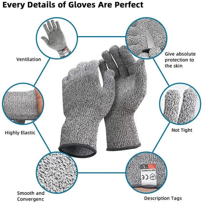 Cut Resistant Gloves for Kitchen and Gardening