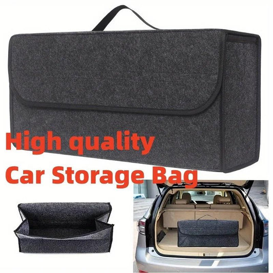 Anti-Slip Boot Organizer – Soft Felt Storage Bag for Car Accessories