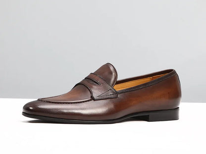 Italian Suede Leather Men's Loafers