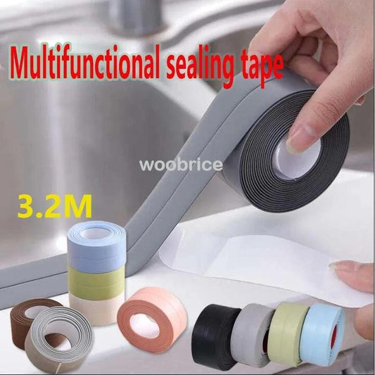 Waterproof PVC Sealing Tape – Self-Adhesive Mold-Proof Caulk for Bathroom & Kitchen