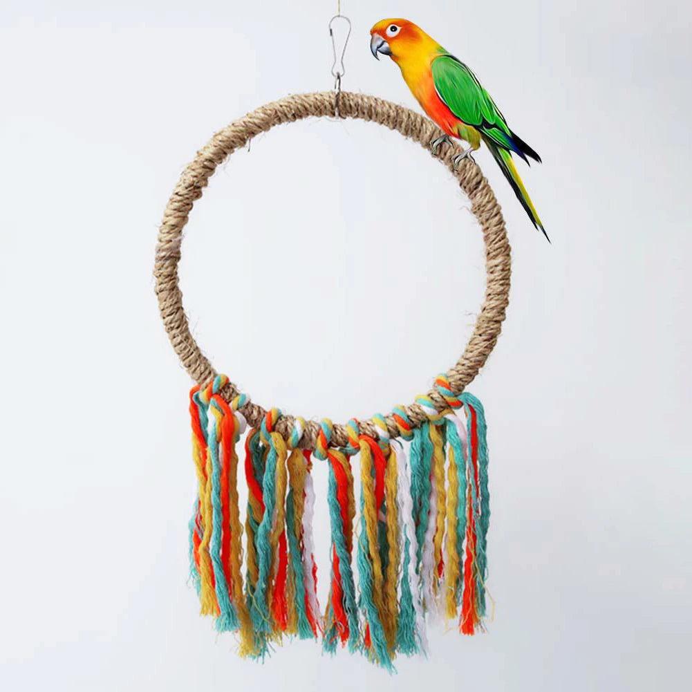 Pet Bird Parrot Chewing Rope Toy