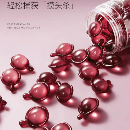 Rose Oil Capsules for Damaged Hair