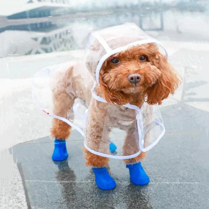 Waterproof Clear Pet Raincoat for Dogs