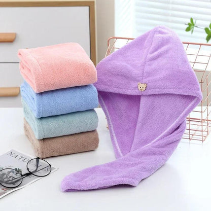 Super Fine Dry Hair Cap Towel for Adults