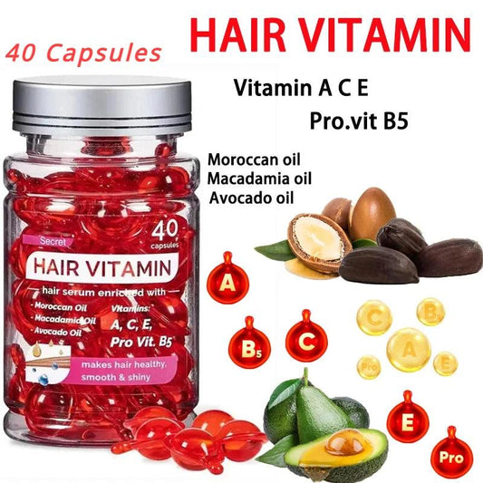 Rose Oil Capsules for Damaged Hair