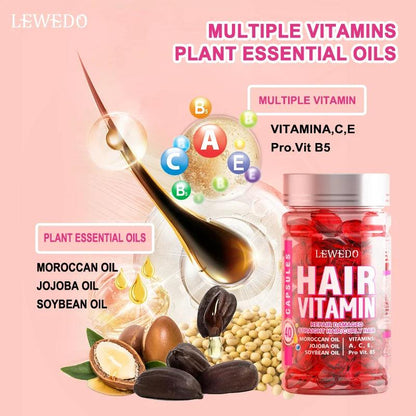 Hair Vitamin Capsules for Repair and Smoothness