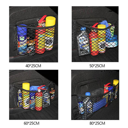Car Trunk Organizer Net â?? Universal Elastic Mesh Storage Bag