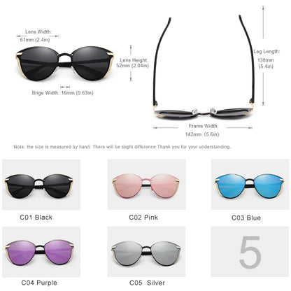 Cat Eye Polarized Sunglasses