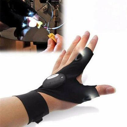 Waterproof Finger Flashlight Gloves