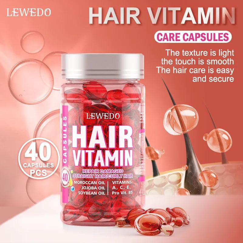 Hair Vitamin Capsules for Repair and Smoothness