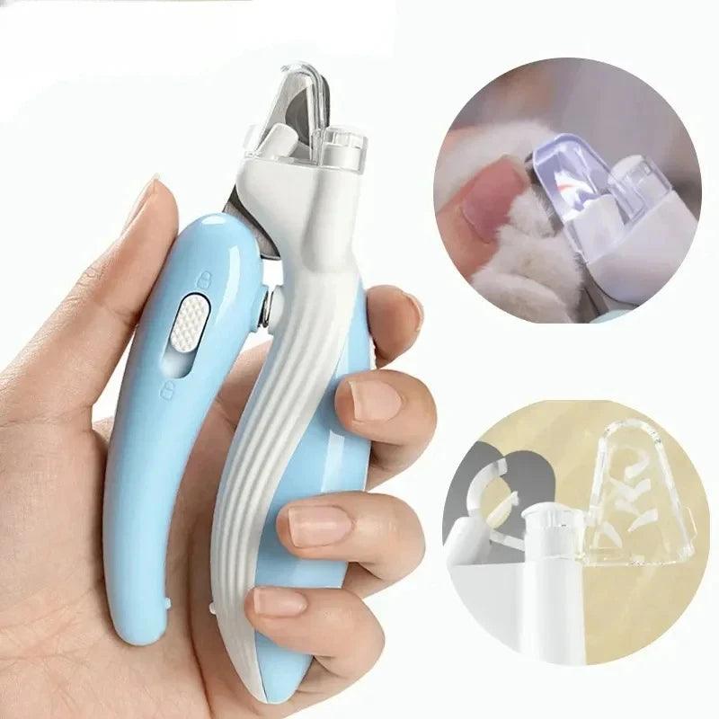 Professional Pet Nail Clippers with LED Light