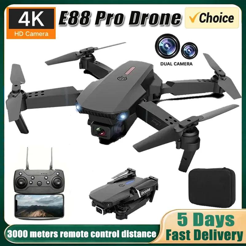 E88Pro RC Drone 4K with Dual HD Camera