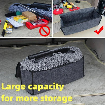 Anti-Slip Boot Organizer – Soft Felt Storage Bag for Car Accessories