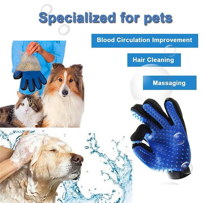 Silicone Pet Grooming Glove for Dogs and Cats