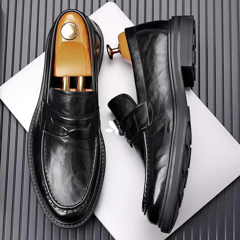 Genuine Leather Men's Moccasins