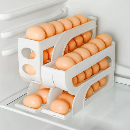 3/4 Layer Automatic Egg Roller Rack – Space-Saving Organizer