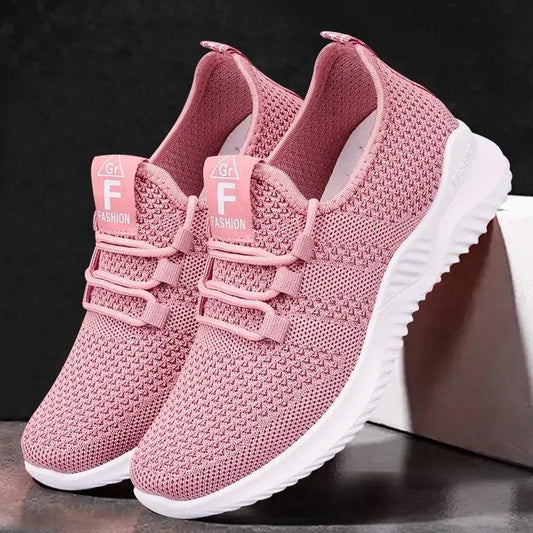 Women's Casual Sneakers Summer Comfortable Breathable Platform Shoes Fashion Women Versatile Lace-up Shoes