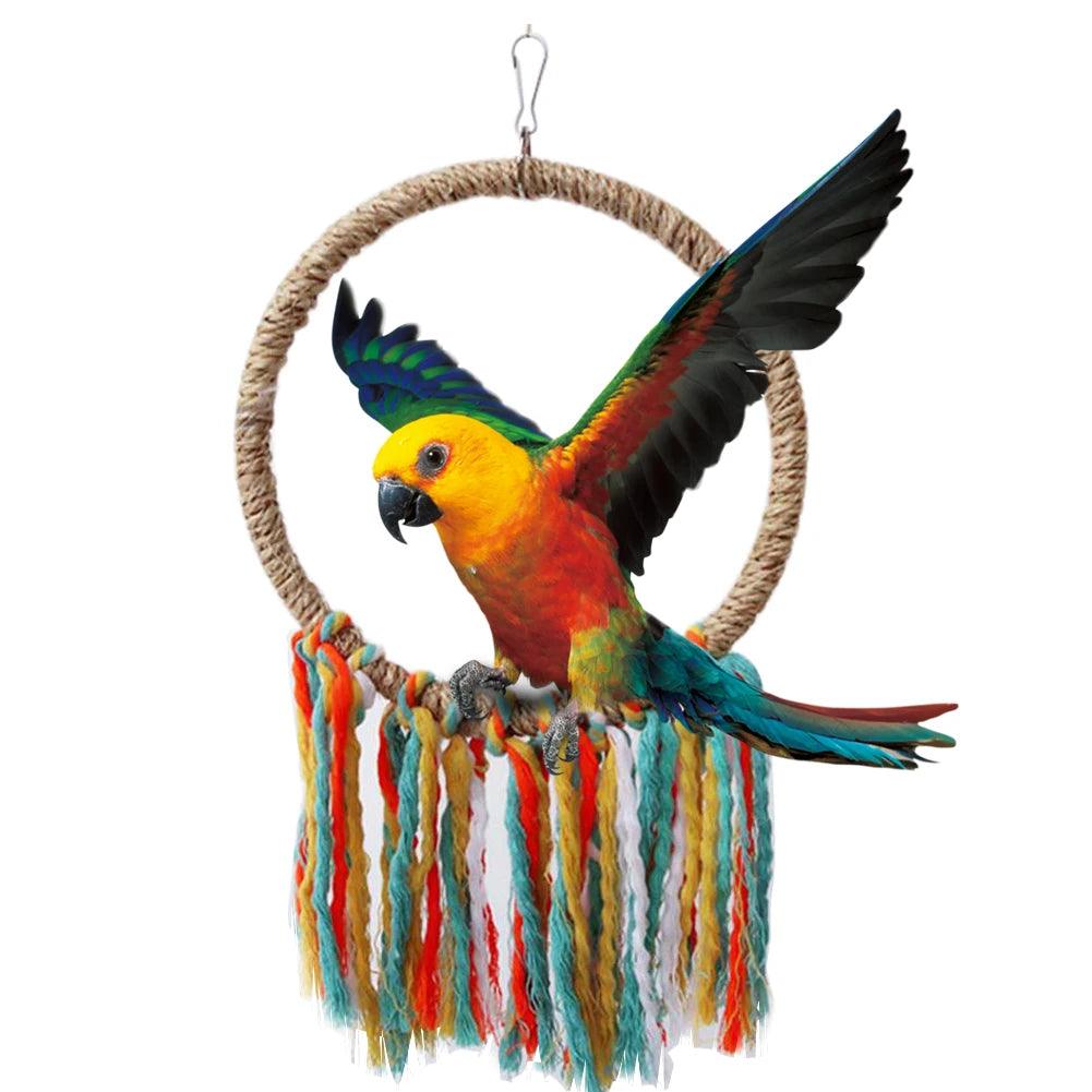 Pet Bird Parrot Chewing Rope Toy