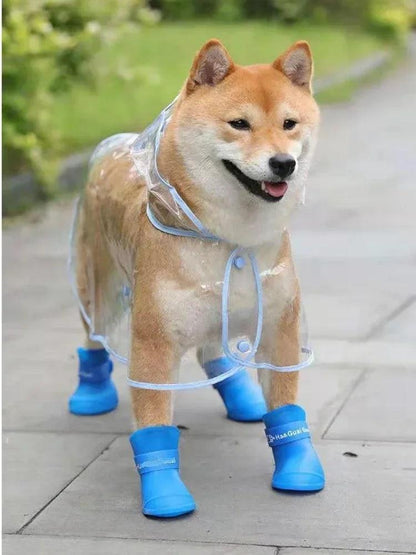 Waterproof Clear Pet Raincoat for Dogs