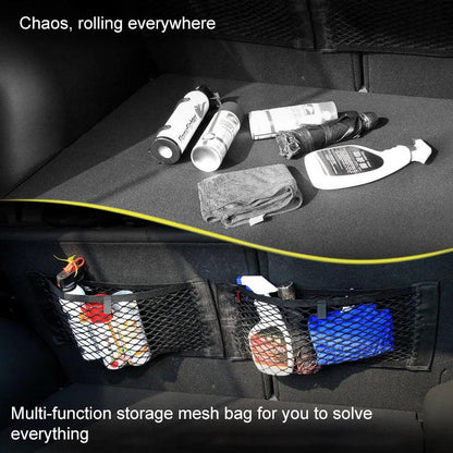 Car Trunk Organizer Net â?? Universal Elastic Mesh Storage Bag