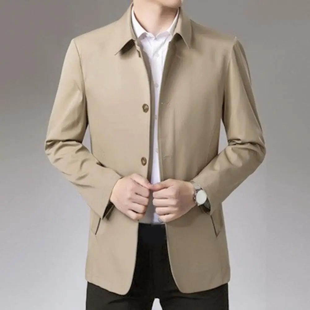 Men's Casual Business Windbreak Jacket