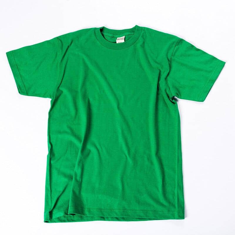 Solid Color Cotton T-Shirts Men's And Women's Short-sleeved T-shirts Icandoit1 Green 2XL 